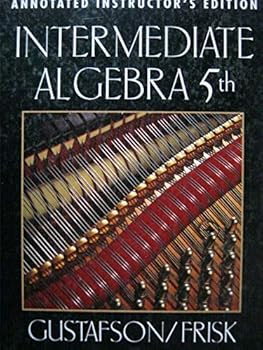 Hardcover Intermediate Algebra (Instructor's Edition) Book