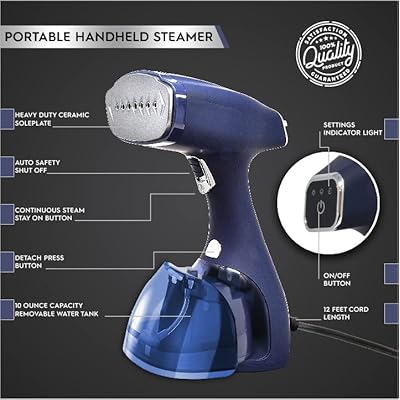 electrolux portable handheld garment & fabric steamer