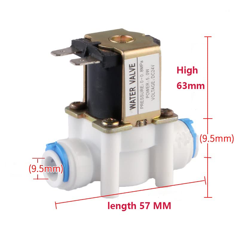 Électrovanne d'entrée d'eau 24V pour stopper le gaspillage et réparer un osmoseur RO en panne - 3