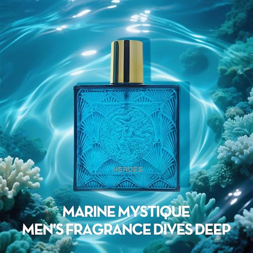 Image of AFLUXE Men's Cologne Heroes Original Natural Spray Eau De Toilette,Long-Lasting Scent Perfume for Men Elegant Bottle - Great Holiday Gift, 3.4 Fl Oz /100 Ml