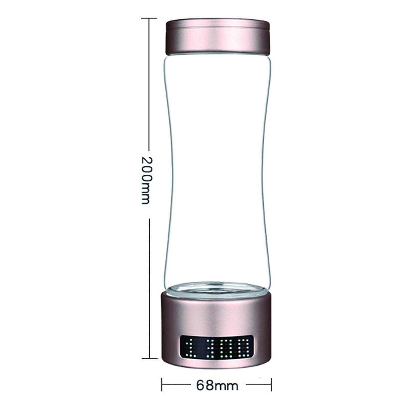 Botella De Agua Rica En Hidrógeno Generador De Agua De Hidrógeno Máquina De Ionizador De Agua De Hidrógeno Con Tecnología SPE Contenido De Hidrógeno De Electrólisis De 3 Minutos Hasta 1300 PPB 250 Ml(