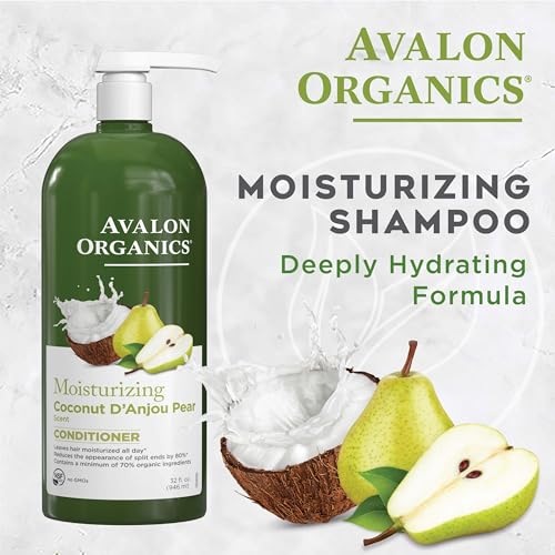 Image of Avalon Organics All Natural Coconut Pear Conditioner, 32 Fl Oz