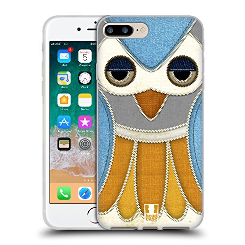 Coque en Gel Antichoc iPhone 7 8 Plus MagSafe Bleu Hibou