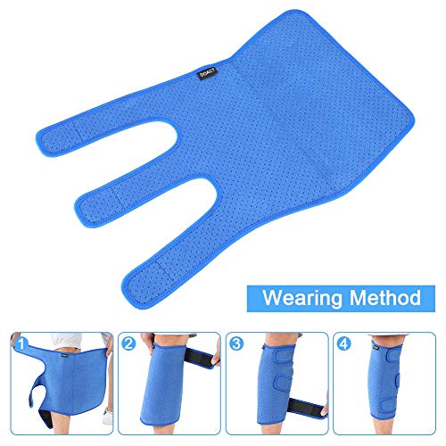 Adjustable Compression Calf Brace Support for Muscle Tear Leg Sleeve Wrap with Adjustable Straps for Calf Shin - Image 4