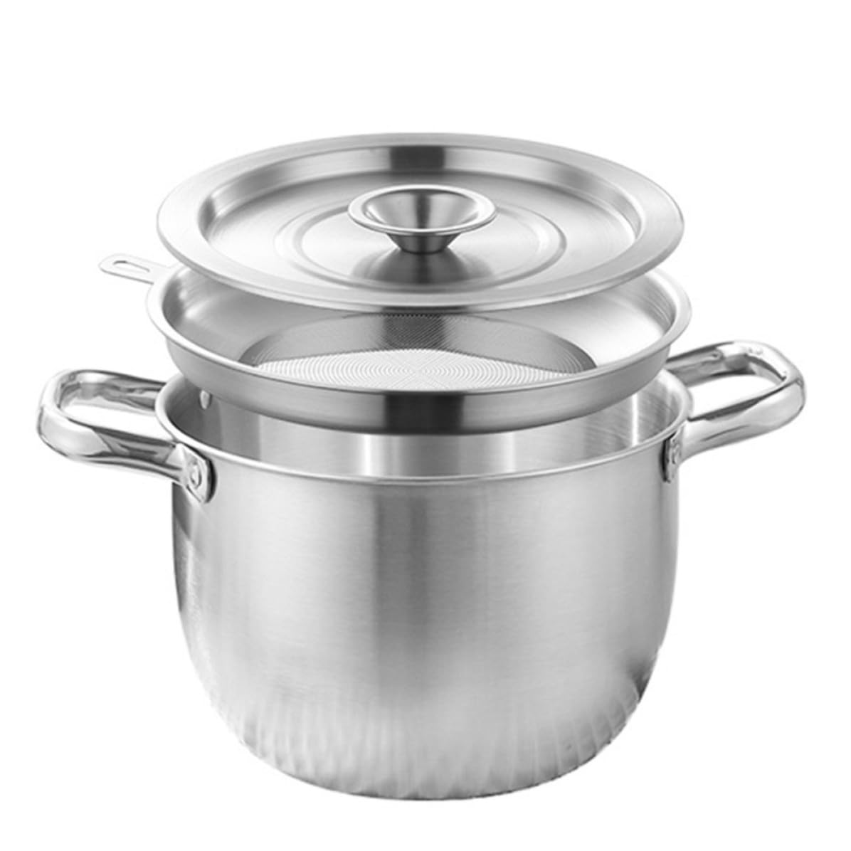 Filtro Olio in Acciaio Inox da 3,8 l Coperchio e Manico
