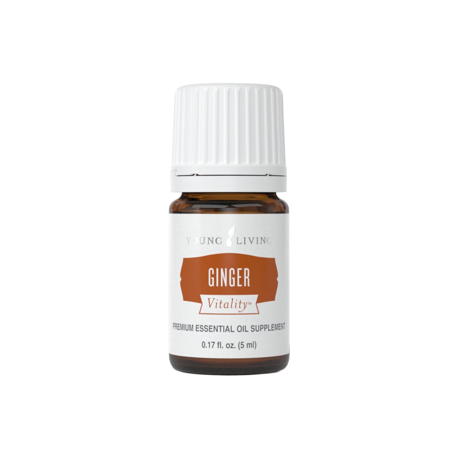 Young Living Ginger Vitality Essential Oil | 5 ml | Premium Aromatherapy & Culinary Oil | Natural Flavor Enhancer for Cooking, Relaxation & Wellness |