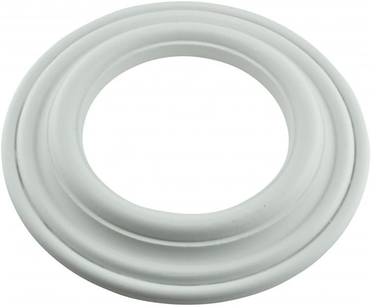 Renovators Supply Manufacturing Recessed Lighting Trim 9 in. Wide White Polyurethane Recessed Ceiling Light Trims White Concentric-Mini Pack of 1