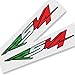 Aprilia Rsv4?Drapeau italien Couleur graphique Stickers autocollants Grande X 2