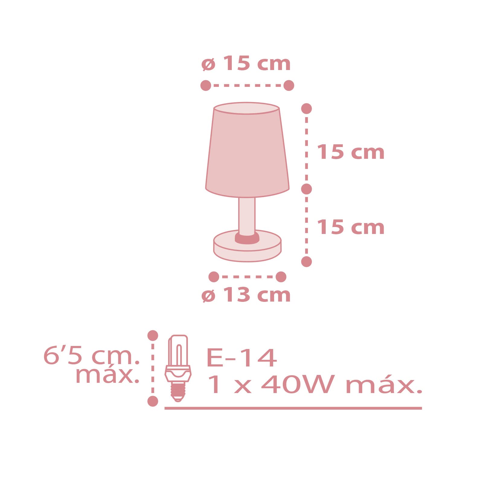 Lampada Da Comodino Dalber Baby Dreams – Stelle Blu, Effetto Fluorescente Al Buio, Lampadina LED G4 4W Inclusa