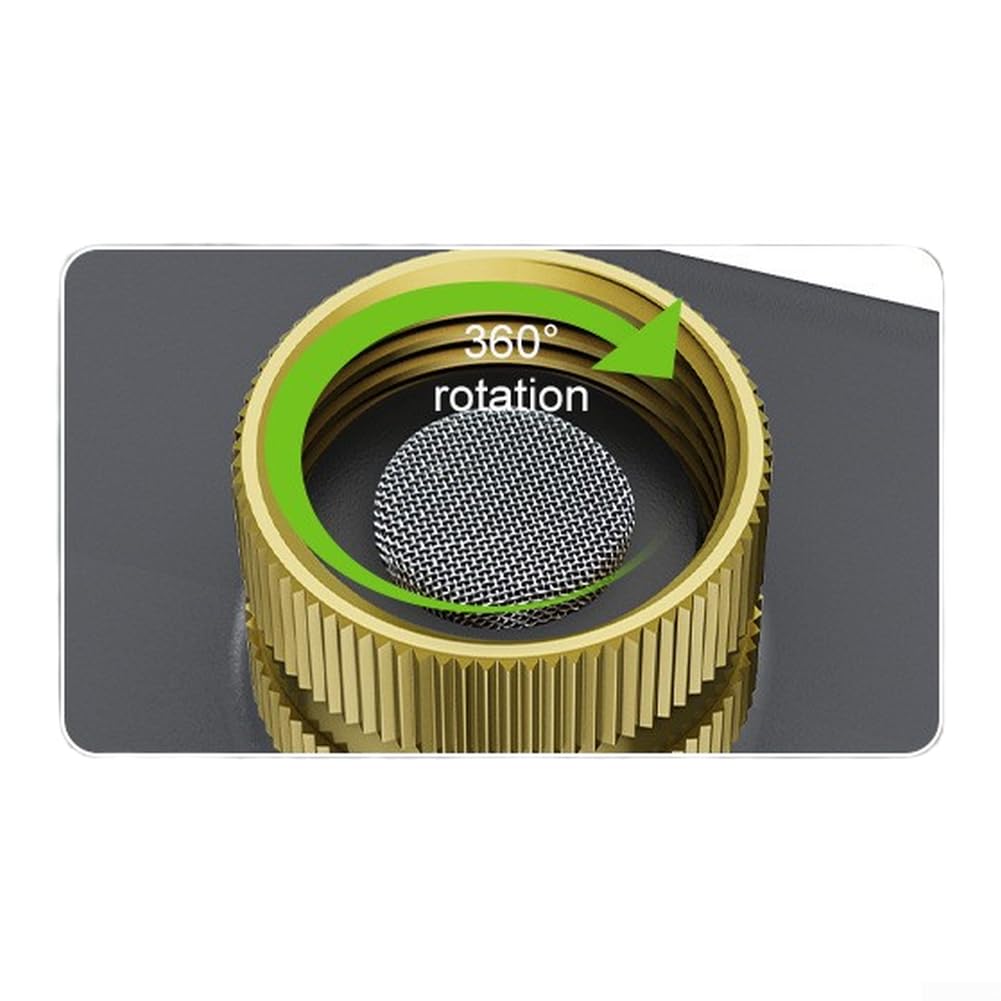 Minhe Timer intelligente per l'acqua a 3 uscite, struttura in ottone, regolatore automatico di irrigazione modalità ritardo pioggia display LCD trasparente per irrigazione giardino prato grigio