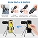 Monocular Telescope - 8-24X30 Zoom Retractable Compact Monocular with Holder & Tripod Pocket Monocular Scope for Smartphone - HD High Power BAK4 Prism for Bird Watching
