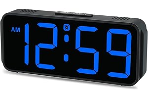 Peakeep: The Bedside Electric Clock with 6 Dimmers and 5 Adjustable Alarm Volumes