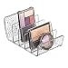 mDesign Textured Cosmetic Palette Organizer for Vanity Cabinet to Hold Makeup, Beauty Products - Clear
