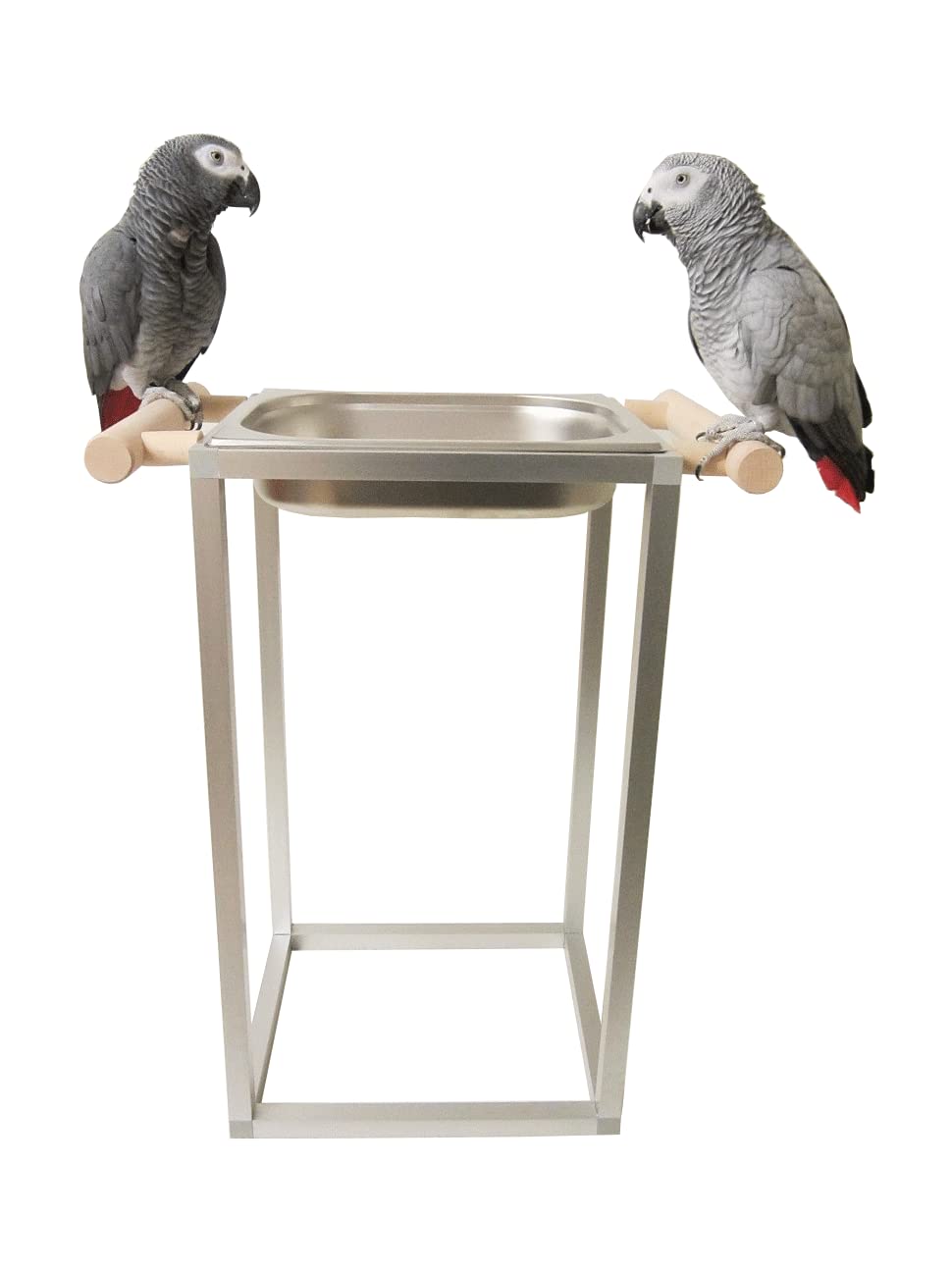 Papageienspielzeug, Freisitz, Papageien, Standbadewanne, Badewanne, Badehaus, abnehmbar, ZINKFREI