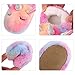 KAKU NANU Toddler Slippers Colorful Rainbow Cute Fluffy Slipper Animal House Shoes for Girls Boys (Rainbow, 5-6 Toddler)