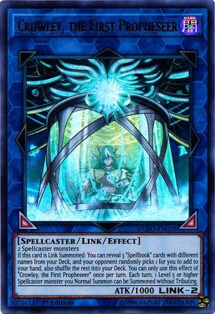 Amazon.com: Yu-Gi-Oh! - Crowley, The First Propheseer - DUPO-EN028 - Ultra  Rare - 1st Edition