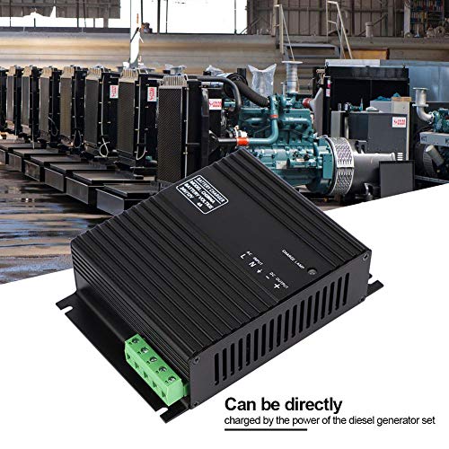 Stabiele generator Loodzuuraccu-oplader 20-600Hz Zelfremmende 12 V / 24 V 4A Intelligente generatoroplader AC 80-275 V… - Afbeelding 7