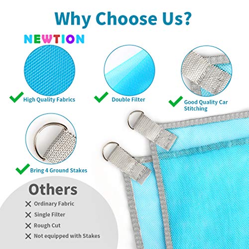 image for Newtion Sand-Free Beach Mat 59 x 78.7 ft Lightweight Beach Mat Sandpro