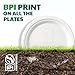 Joyborn 100% Compostable Paper Plates, 10 Inch, 125 Count, Biodegradable Bagasse Plates, Heavy Duty Disposable Plates Bulk for Party | Microwave-Safe | Soak-Resistant, Cut Resistant 2