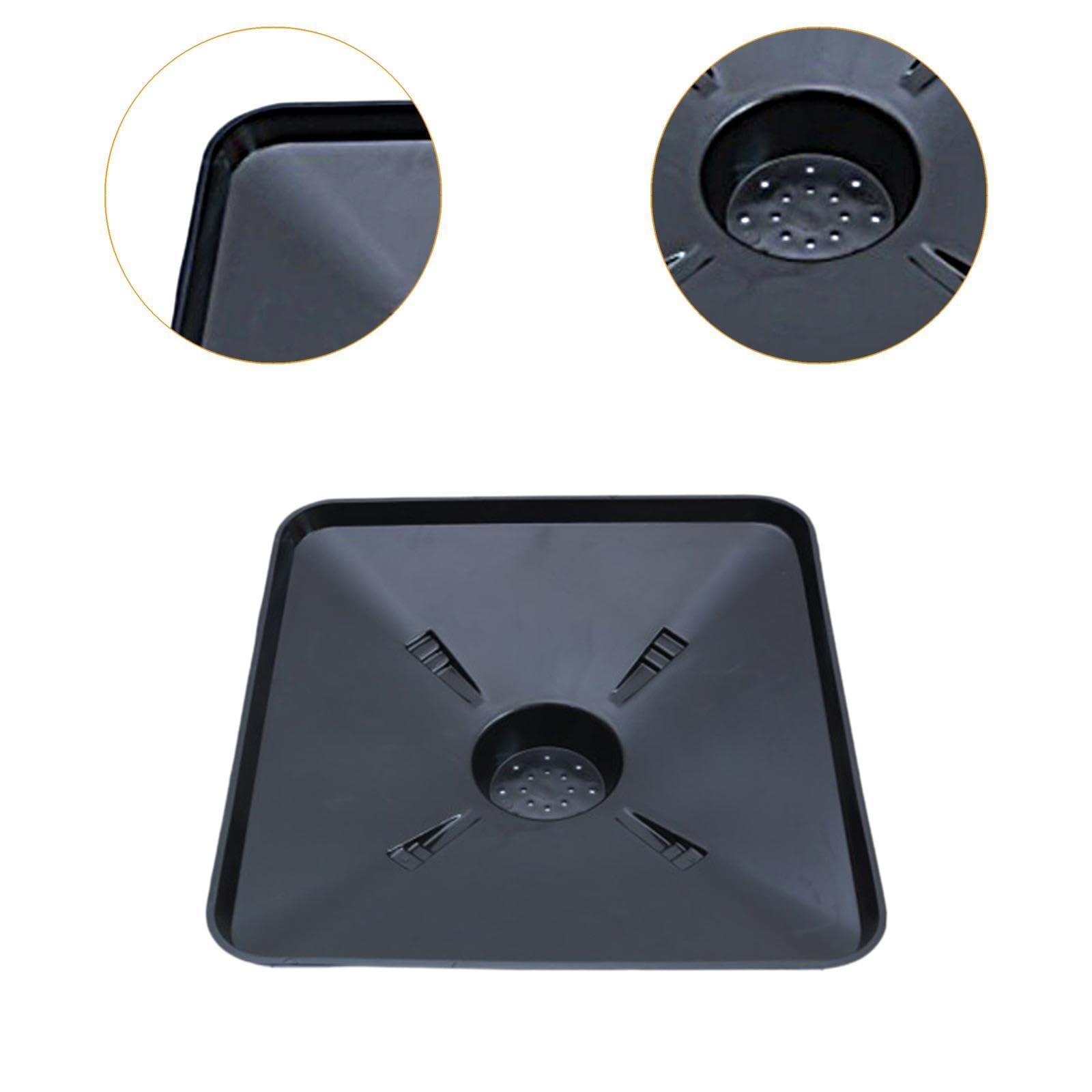 Milageto Bac de Récupération d'Huile Multifonctionnel de 15 L, Bac de Vidange Plastique PP avec Entonnoir, Outil de Réparation Automobile, pour Vidange Automobile