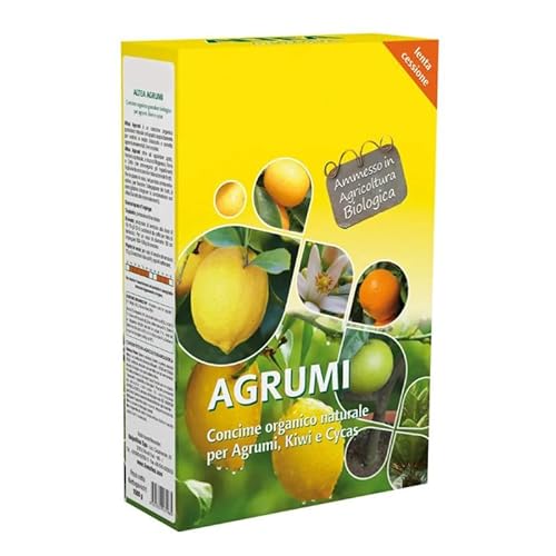 Virsus Concime Biologico Granulare per Agrumi, Kiwi e Cycas RU10, Confezione da 1,5 Kg, Fertilizzante Organico per agricoltura Biologica, corretto nutrimento di piante ornamentali in Vasi e Terra