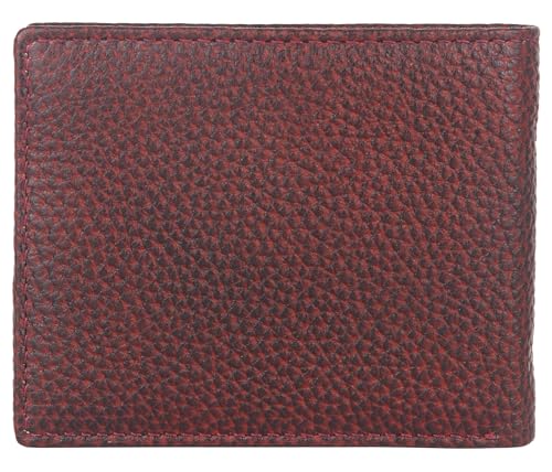 Image of NAPA HIDE Leather Wallet for Men (Maroon)
