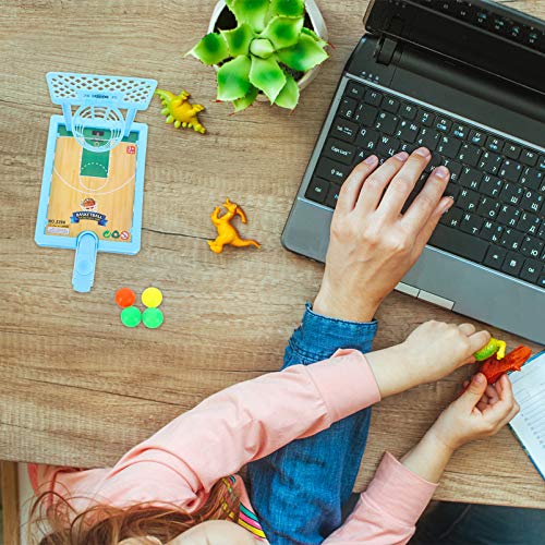 BESPORTBLE Brinquedo Jogo de Basquete de Mesa Com 4 Bolas Jogo de Tiro para Crianças Jogo de Escritó