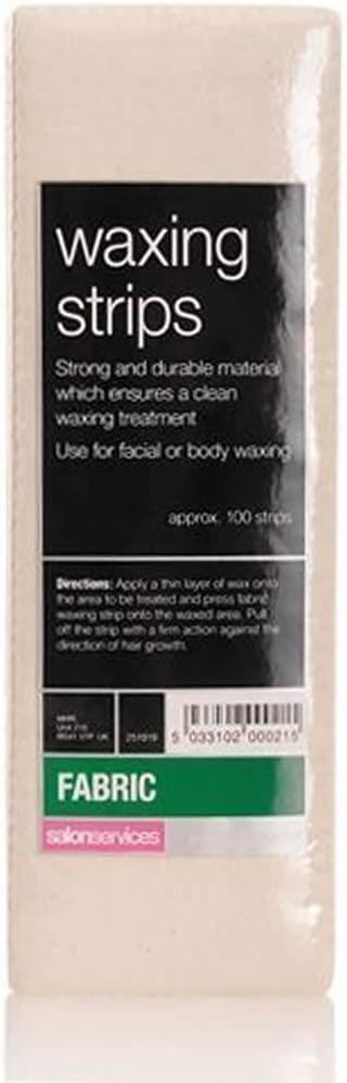 Salon Services Fabric Waxing Strips 100 pack