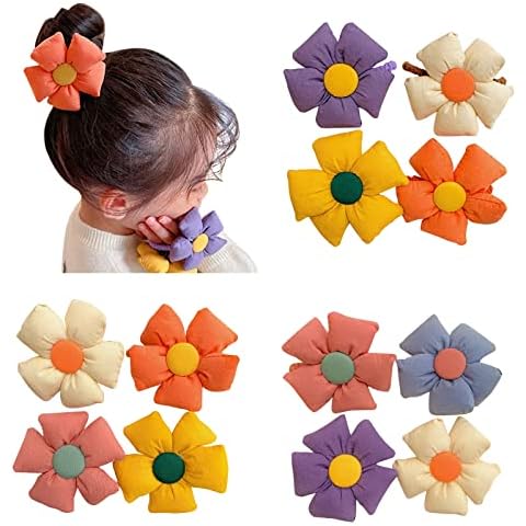 NFACE 7pcs mix colours girls elastic hair bands soft rubber bands hair bands holder braids hair accessories for girls toddlers children teenagers and children Cover