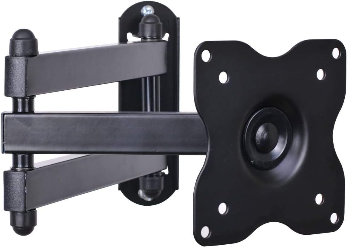 VideoSecu Swivel Tilt Single Arm Computer Monitor Wall Mount for 19 20 22 23 24 26 27 29
