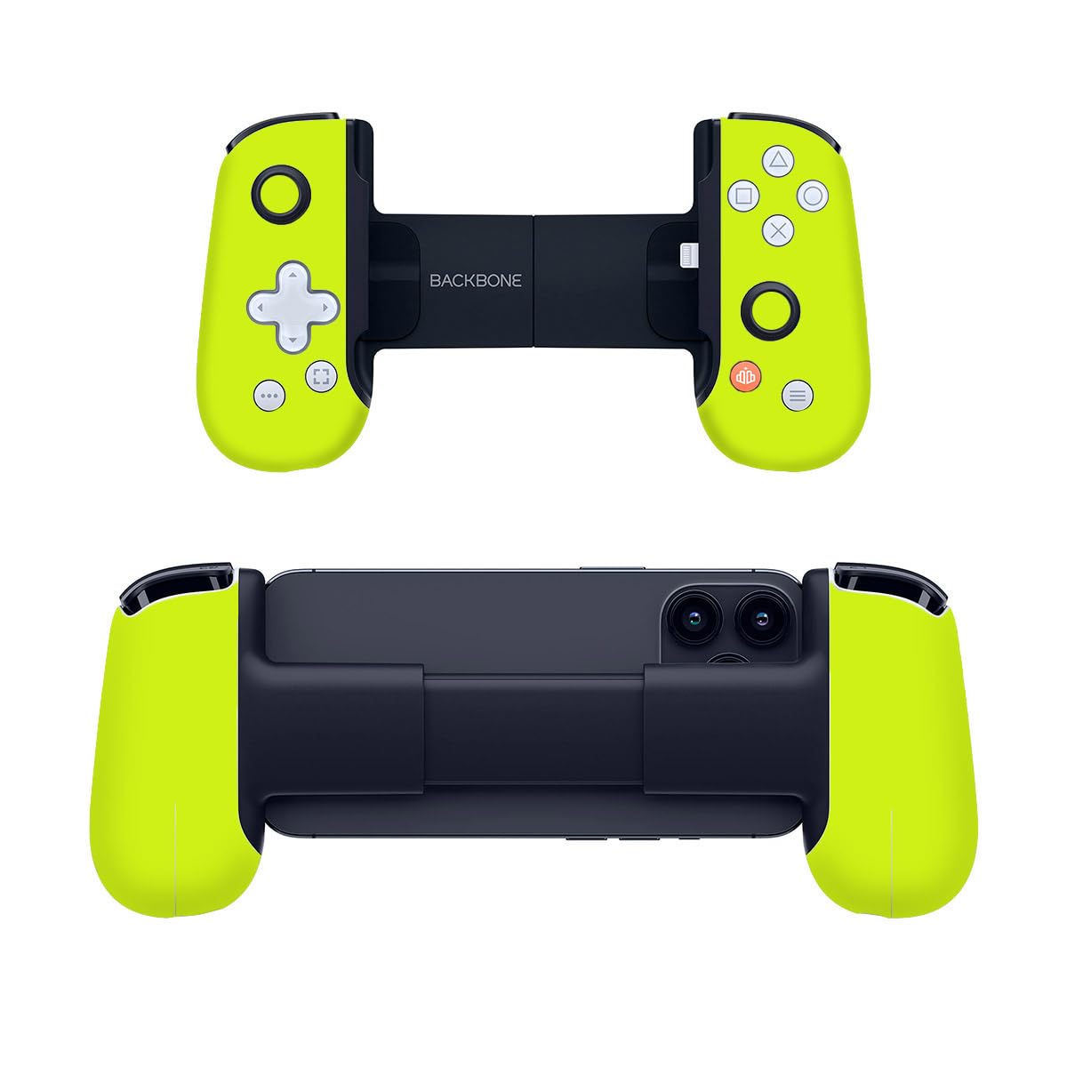 SopiGuard Sticker Skin for Backbone One Controller Full Body Wrap (Neon Yellow)