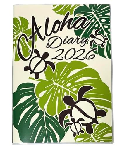 ○o。 【HONU】2026年版 ハワイアン手帳 （B6版サイズ）2025年12月～2027年01月 ハワイアン雑貨 ハワイアンインテリア スケジュール帳 ハワイ プレゼント ハイビスカス 2026 人気 可愛い 景品 限定 フラダンス フラガール カレンダー ホヌ 亀。o○10007322のサムネイル