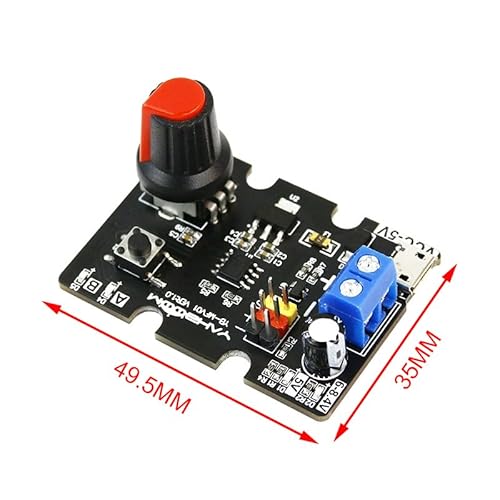 Servo Motor Controller, 1 Kanal Servocontroller Debugging-Board, Roboterarm-Testboard mit einfacher Knopf fur Debuggen und Testen von 5-8,4-V-Lenkgetrieben
