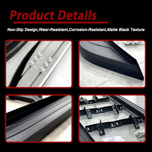 Estribos laterales aluminio negro para Toyota RAV4 2019-2025 miniatura 3