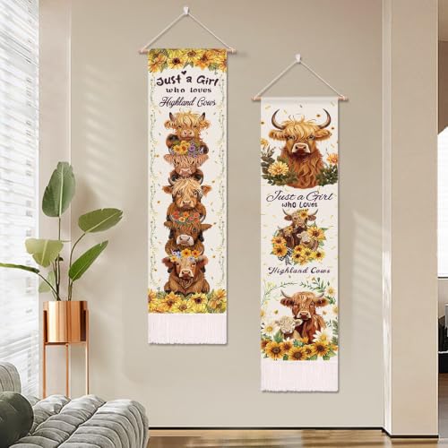 Highland Cow Wall Hanging Tapestry - image 6