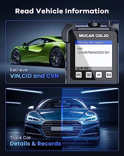 MUCAR CDL20 Universal OBD2 Scanner Check Engine Car Code Reader with Full OBD2 Functions V - image 5
