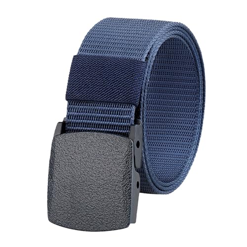 Nylon Canvas Belt With Plastic Buckle For Men And Women Outdoor 1.5inch Wide Working Waist Belt for Airport Friendly