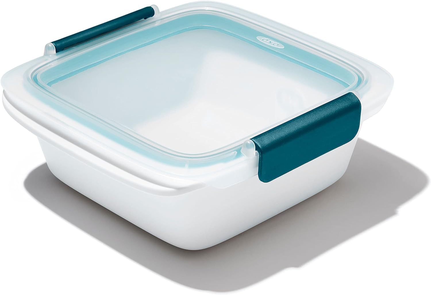 OXO Good Grips Prep & Go - Recipiente para sándwiches y sobras, 4,3 tazas/1,02 l, almacenamiento de alimentos a prueba de fugas para sándwiches y sobras, paquete de 4
