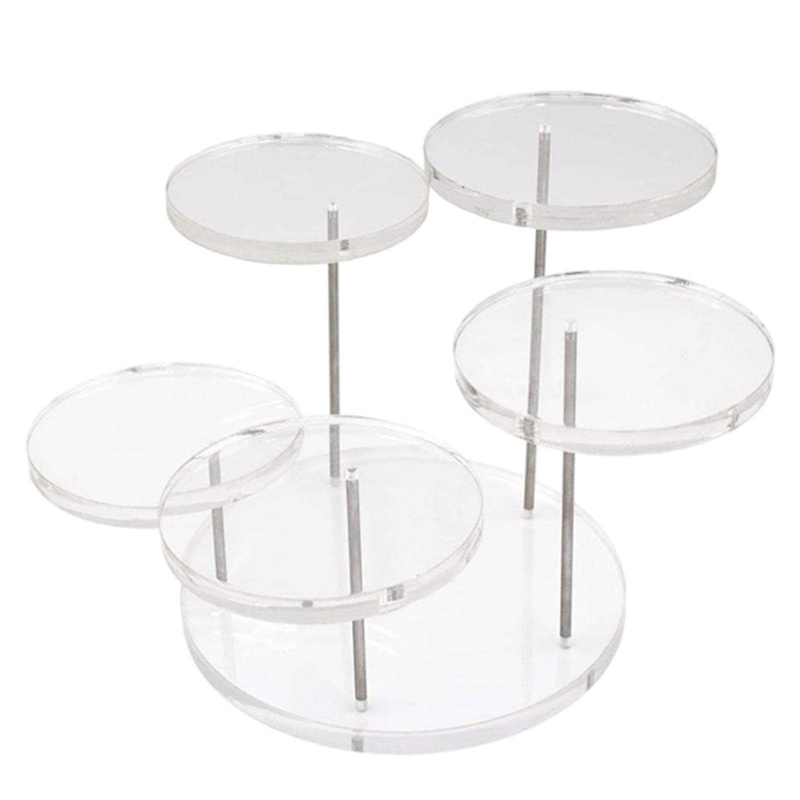 Présentoir à bijoux structure acrylique transparente pour vitrine de boutique