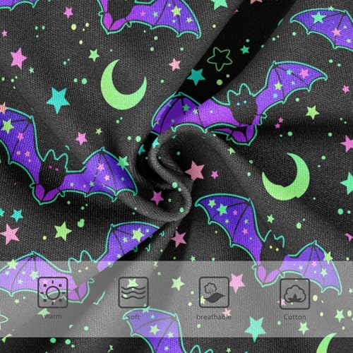 Little Girls' Soft Cotton Underwear Kids Breathable Comfort Bats Bright Stars Sky Panties Briefs Toddler3