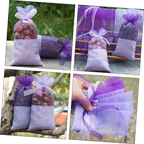 12 pzas Bolsas de Sachet de Gasa Pequeñas con Cordón miniatura 3