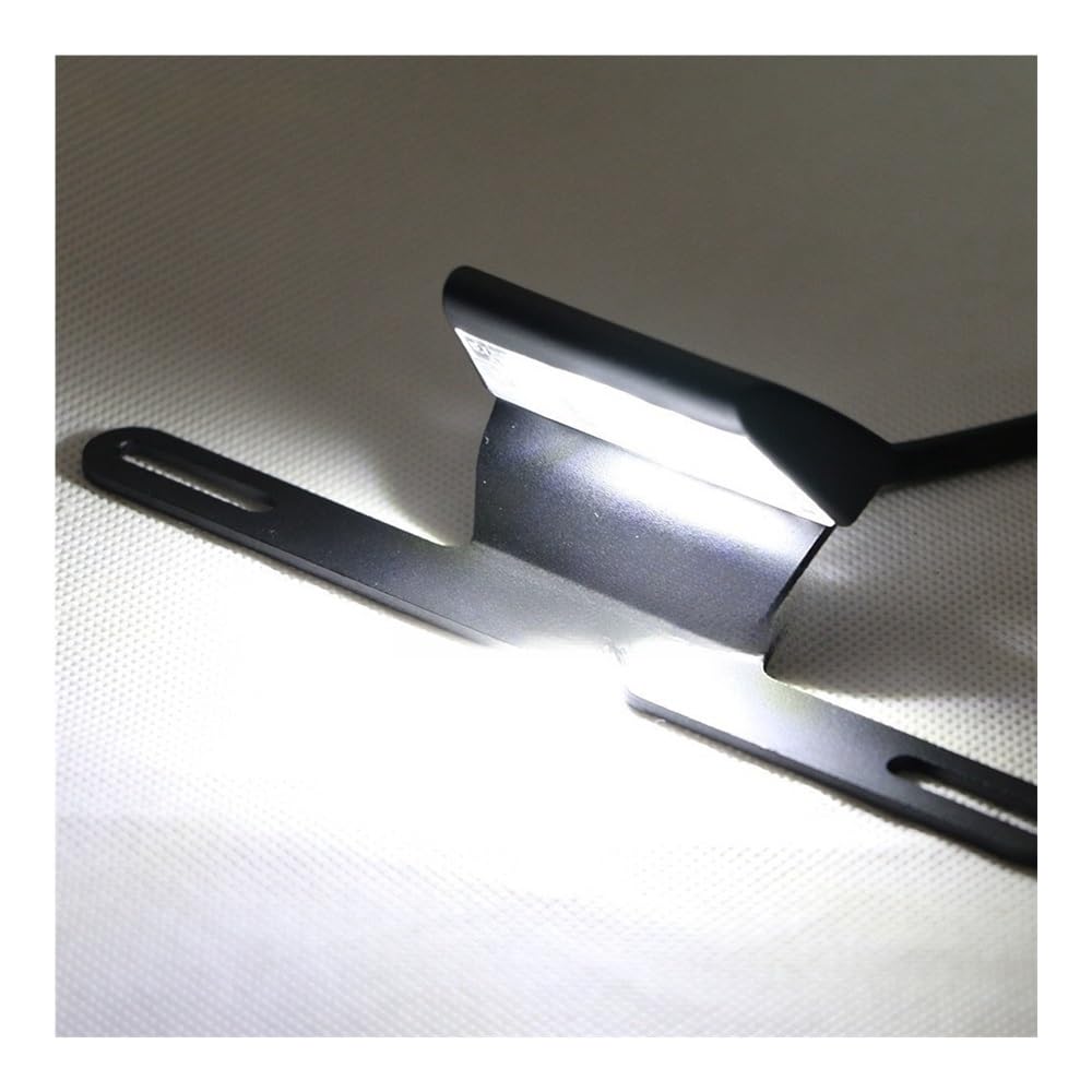 Luces LED para matrícula de motocicleta 12 V con soporte para Luz Trasera Moto LED