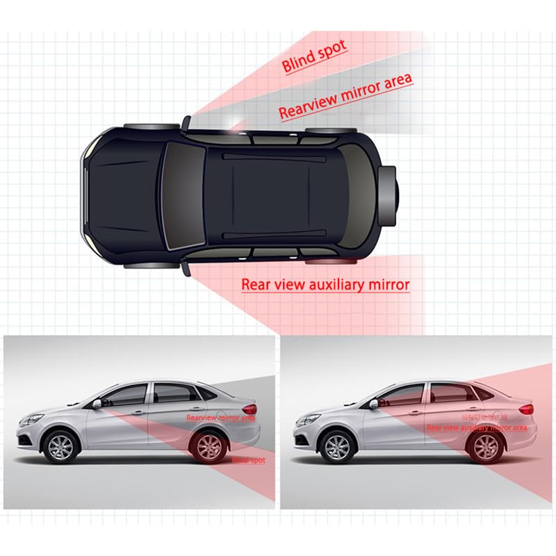 WACDXST 2PCS Angle Mort De Voiture Classe,pour Peugeot 308