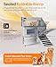 POLIMO Dog Wash Station with Pet Dryer & LED, Professional Dog Bathing Station for Large, Medium & Small Dogs – with Window, Ramp, Drawer, Floor Grate, LED Display & Faucet (Right RAMP & Dryer, 61