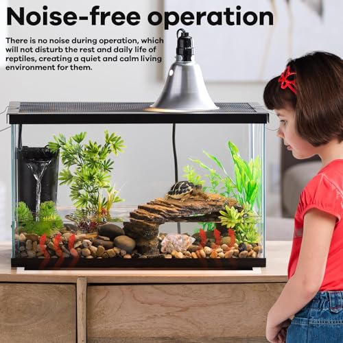 SMD35 heizmatte Terrarium heizmatte mit Thermostat, Terrarium Heat Mat für Pflanzen/amphibischer/Terrarium/Reptilien heizmatte wasserdicht, Sicher und langlebig mit zum Schutz von Haustieren (5W)