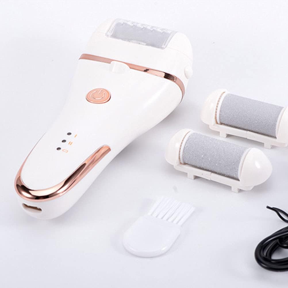Electric Foot Grinder Dead Skin Grater Electric Foot Grater Foot Grinder Rechargeable Remover Foot Shaver Heel Remover Foot Rasp File Wet and Abs