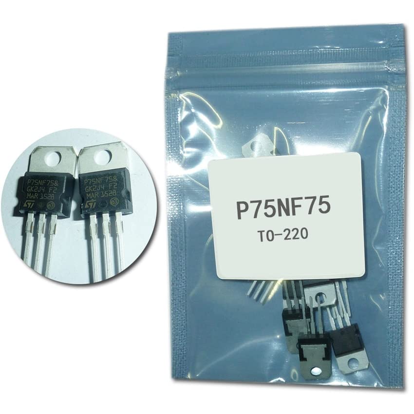 Buy Transistor 10pcs/lot P75NF75 to220 power mosfet transistor