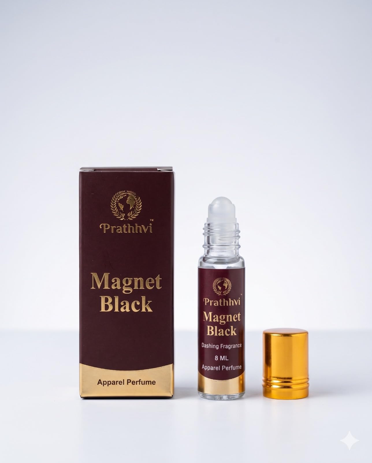 Magnet Black Attar Roll-On Perfume Oil 8 ml | Alcohol Free | Long Lasting Rich Fragrance | Men & Women | Pocket Size Travel Friendly Roll On | Daily Wear-image-43