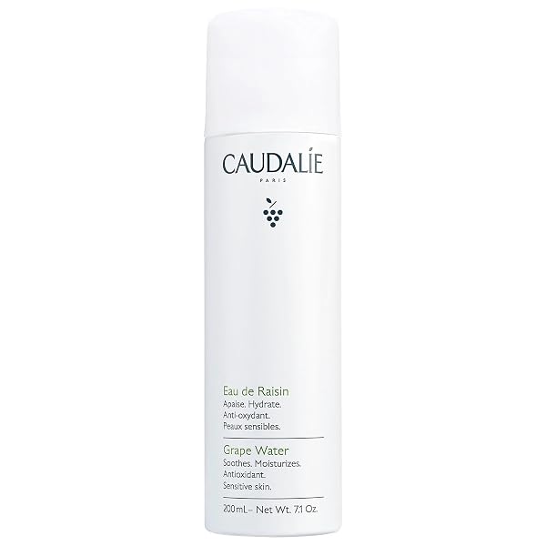 Caudalie Grape Water Face Mist, Intensely Hydrates and Soothes for All Skin Types, Sensitive Skin Safe Antioxidant Facia