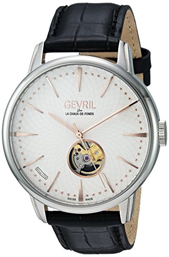 Preisvergleich Produktbild Gevril Herren analog Schweizer Automatik Uhr 9601